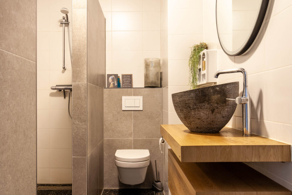 Badkamermeubel met grote waskom